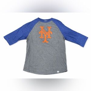 New York Mets Fanatics Cooperstown Collection Triblend Shirt - Size Large